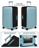 Travelkin Clear Luggage Cover Protectors For Suitcase Transparent TPU Suitcase Cover Protector Fit 18 - 32 Inch Luggage