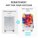 Travelkin Luggage Covers For Suitcase Tsa Approved,Suitcase Cover Protector Fit 18 - 32 Inch Luggage (Dreaming Blue, S)