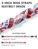 Travelkin Luggage Straps TSA Approved - Adjustable Cross Suitcase Straps with TSA Lock, Reinforced Buckle, Unique Pattern - Secure Heavy Duty Luggage Straps for Travel (Journey)