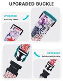 Travelkin Luggage Straps TSA Approved - Adjustable Cross Suitcase Straps with TSA Lock, Reinforced Buckle, Unique Pattern - Secure Heavy Duty Luggage Straps for Travel (Journey)