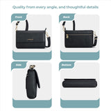 Travelon Anti - Theft Addison Convertible Crossbody/Belt Bag