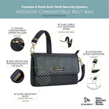 Travelon Anti - Theft Addison Convertible Crossbody/Belt Bag