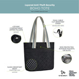 Travelon Anti - Theft Boho Tote