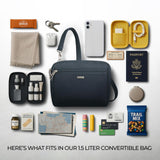 Travelon Anti - Theft Classic Convertible Crossbody & Waist Pack