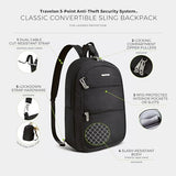 Travelon Anti-Theft Classic Convertible Sling Backpack