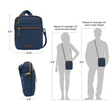 Travelon Anti - Theft Courier Small N/S Slim Bag