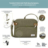 Travelon Anti - Theft Heritage Crossbody Bag
