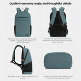 Travelon Anti - Theft Metro Backpack with RFID blocking pouch/NEW HARDWARE