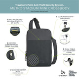 Travelon Anti - Theft Metro Stadium Mini Crossbody