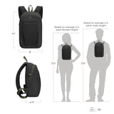 Travelon Anti - Theft The Voyages Small Backpack with XL Water Bottle Pocket