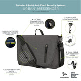 Travelon Anti Theft Urban Messenger Bag
