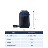 Travelpro Altitude Crossbody 6L, Water Resistant, Work, Business, Men and Women, Aviator Navy