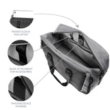 Travelpro Altitude Double Expansion Travel Duffel Bag, 40 - 48L, Weekender, Overnight, Water Resistant, Men and Women, Falcon Grey