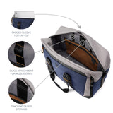 Travelpro Altitude Double Expansion Travel Duffel Bag, 40 - 48L, Weekender, Overnight, Water Resistant, Men and Women, Stellar Navy/Grey