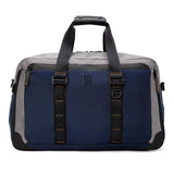 Travelpro Altitude Double Expansion Travel Duffel Bag, 40-48L, Weekender, Overnight, Water Resistant, Men and Women, Stellar Navy/Grey
