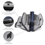 Travelpro Altitude Full Expansion Brief, Business Bag, 16 Inch Laptop, Work, Travel, Water Resistant, Men and Women, Aviator Navy