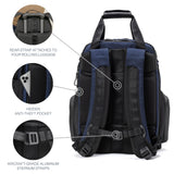Travelpro Altitude Medium Expandable Travel Laptop Backpack 25 - 30L, 16 Inch Laptop, Water Resistant, Work, Business, Men and Women, Aviator Navy