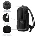 Travelpro Altitude Slim Expandable Travel Laptop Backpack 20 - 24L, 16 Inch Laptop, Water Resistant, Work, Business, Men and Women, Jet Black