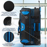 Travelpro Bold Drop Bottom Wheeled Rolling Duffel Bag, Blue/Black, 30 - Inch