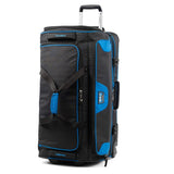 Travelpro Bold Drop Bottom Wheeled Rolling Duffel Bag, Blue/Black, 30 - Inch