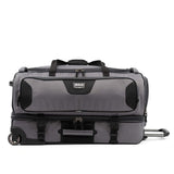 Travelpro Bold Drop Bottom Wheeled Rolling Duffel Bag, Grey/Black, 30 - Inch