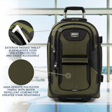 Travelpro Bold Softside Expandable Carry on Rollaboard Luggage, Carry on 22 - Inch, Olive Green/Black