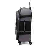 Travelpro Bold Softside Expandable Check in Spinner Luggage, Check in 26 - Inch, Grey/Black