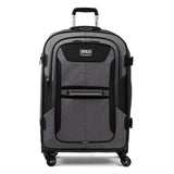 Travelpro Bold Softside Expandable Check in Spinner Luggage, Check in 26 - Inch, Grey/Black