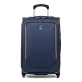 Travelpro Crew Classic Lightweight Softside Expandable Carry on Luggage, 2 Wheel Upright Rollaboard Suitcase, Men and Women, Carry On 22 - Inch, Patriot Blue