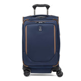 Travelpro Crew Classic Lightweight Softside Expandable Carry on Luggage, 8 Wheel Spinner Suitcase, Men and Women, Carry On 21 - Inch, Patriot Blue