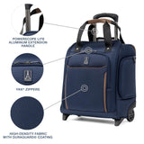 Travelpro Crew Classic Lightweight Softside Luggage, Rolling Underseat Carry on Bag, 14" Laptop or Tablet Sleeve, Men and Women, 17 - Inch, Patriot Blue