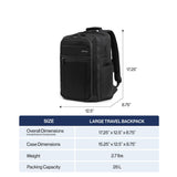 Travelpro Crew Executive Choice 3 Large Backpack Fits Up to 15.6 Laptops and Tablets, USB a and C Ports, Men and Women, Patriot Blue