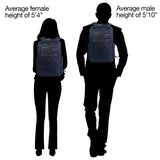 Travelpro Crew Executive Choice 3 Slim Backpack fits up to 15.6 Laptops and Tablets, Men and Women, Water - Resistant, Jet Black