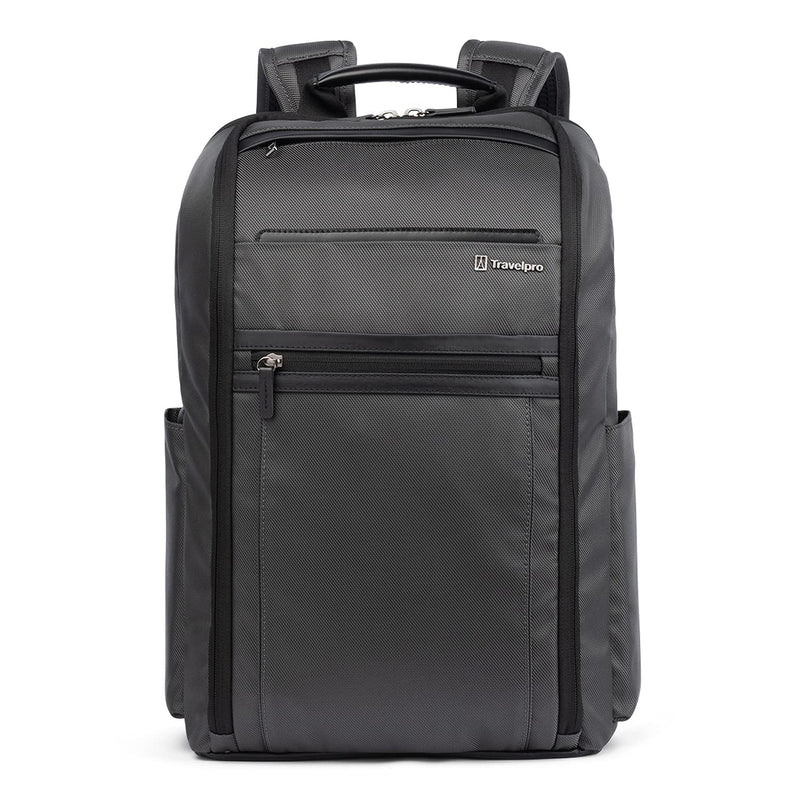 Travelpro Crew Executive Choice 3 Slim Backpack fits up to 15.6 Laptops and Tablets, Men and Women, Water-Resistant, Titanium Grey | Backpacks4Less
