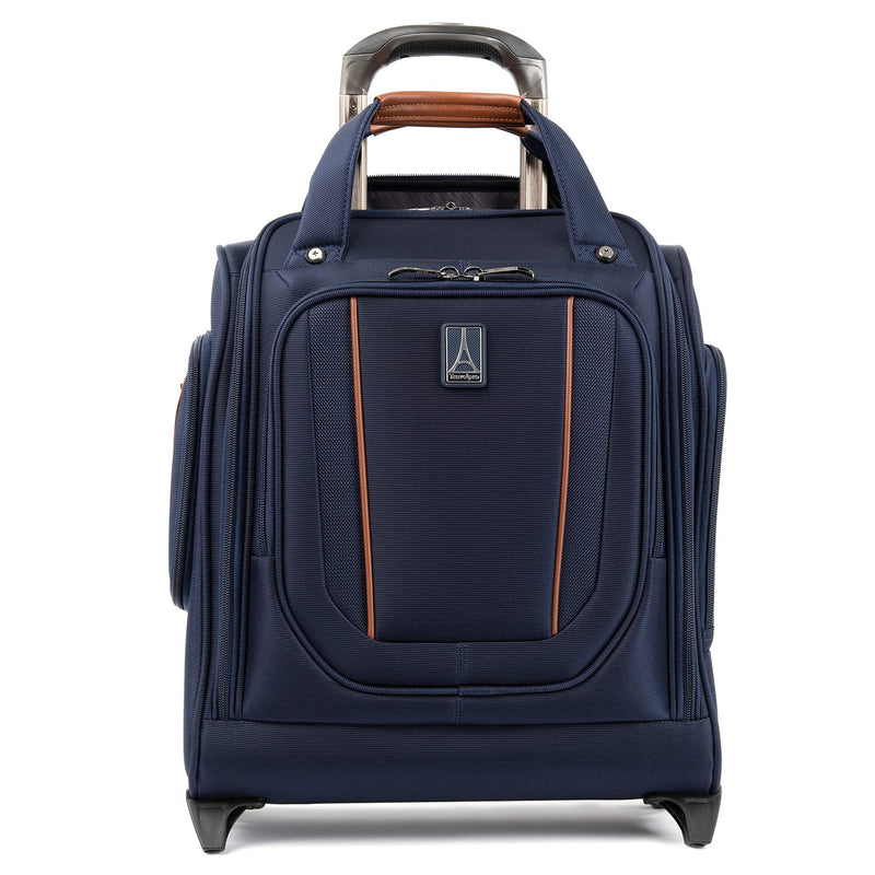 Travelpro Crew Versapack Softside Rolling Underseat Carry - on Bag, Men and Women, Patriot Blue, 16 - Inch
