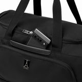 Travelpro Maxlite 5 Carry - On Weekender with Drop - Bottom Compartment, Lightweight Overnight Travel Duffel Bag, 19 - Inch — Black