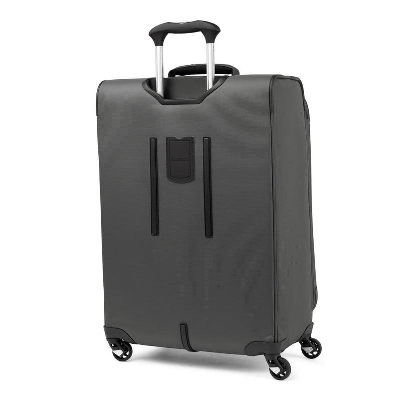 Travelpro Maxlite 5 Softside 2pc Set Expandable Carry On Luggage with 4 Spinner Wheels/Soft Underseat Tote, Lightweight Suitcase, Men and Women, Shadow Grey