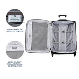 Travelpro Maxlite 5 Softside Expandable Luggage with 4 Spinner Wheels, Lightweight Suitcase, Men and Women, Black, Checked - Medium 25 - Inch