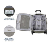 Travelpro Maxlite 5 Softside Expandable Luggage with 4 Spinner Wheels, Lightweight Suitcase, Men and Women, International, Slate Green, Carry - on 19 - Inch