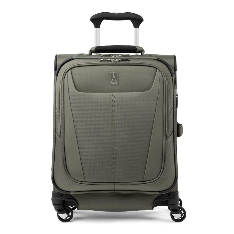 Travelpro Maxlite 5 Softside Expandable Luggage with 4 Spinner Wheels, Lightweight Suitcase, Men and Women, International, Slate Green, Carry - on 19 - Inch