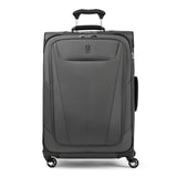 Travelpro Maxlite 5 Softside Expandable Luggage with 4 Spinner Wheels, Lightweight Suitcase, Men and Women, Shadow Grey, Checked-Medium 25-Inch