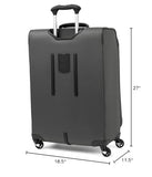 Travelpro Maxlite 5 Softside Expandable Luggage with 4 Spinner Wheels, Lightweight Suitcase, Men and Women, Shadow Grey, Checked - Medium 25 - Inch
