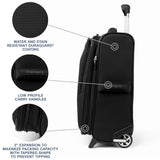 Travelpro Maxlite 5 Softside Expandable Upright 2 Wheel Carry - on Luggage, Lightweight, 20 - Inch — Black