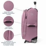 Travelpro Maxlite 5 Softside Expandable Upright 2 Wheel Carry - on Luggage, Lightweight, 21 - Inch - Orchid Pink Purple