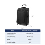 Travelpro Maxlite 5 Softside Expandable Upright 2 Wheel Carry - on Luggage, Lightweight, 21 - Inch - Orchid Pink Purple