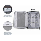 Travelpro Maxlite 5 Softside Expandable Upright 2 Wheel Checked Medium Luggage, Lightweight, 26 - Inch — Black