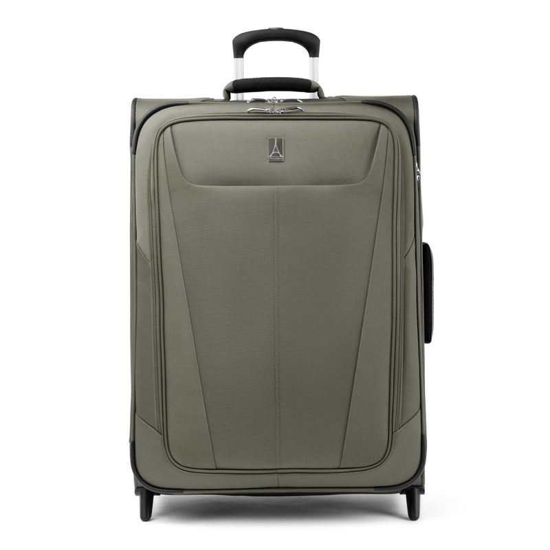 Travelpro Maxlite 5 Softside Expandable Upright 2 Wheel Checked Medium Luggage, Lightweight, 26 - Inch — Slate Green
