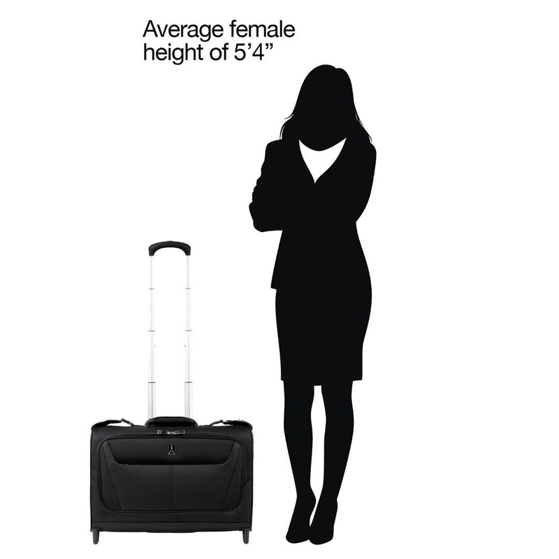Travelpro Maxlite 5 Softside Lightweight Carry - On Upright 2 Wheel Rolling Garment Bag, 22 - Inch — Black