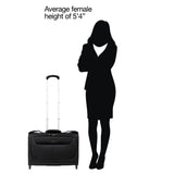 Travelpro Maxlite 5 Softside Lightweight Carry - On Upright 2 Wheel Rolling Garment Bag, 22 - Inch — Black