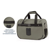 Travelpro Maxlite 5 Softside Lightweight Underseat Carry - On Travel Tote, Overnight Weekender Bag, 18 - Inch — Slate Green